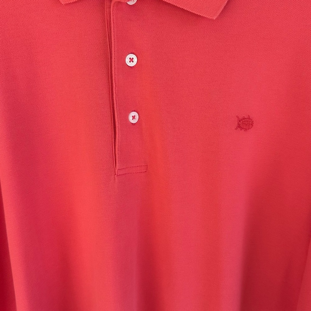 Southern Tide Vibrant Red Polo Shirt - Picture 3 of 5
